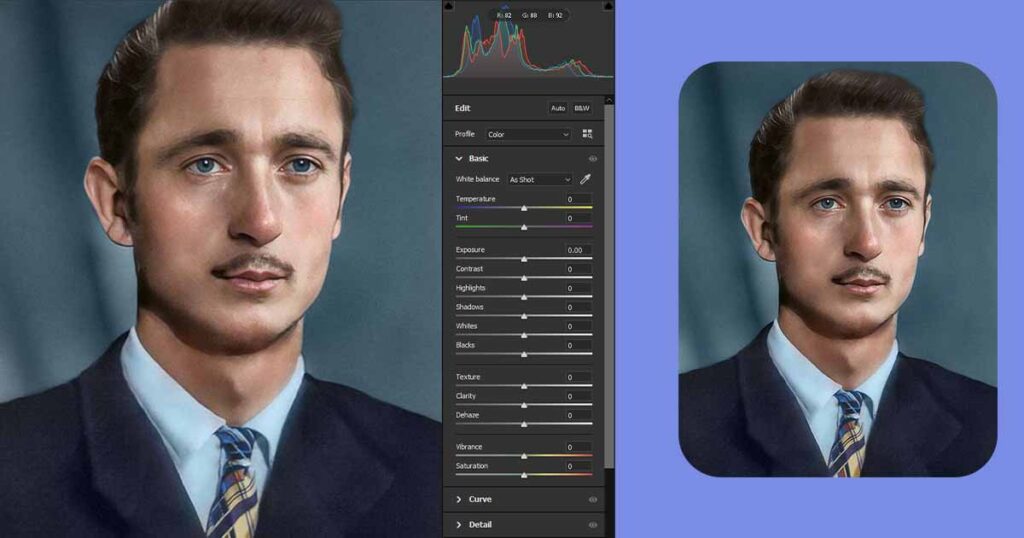 How to Use Camera Raw Filter After Image Colorization