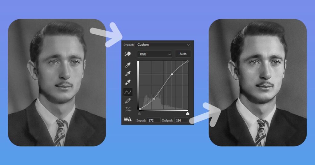 What Are Curves and How To Use Them From Photo Restoration