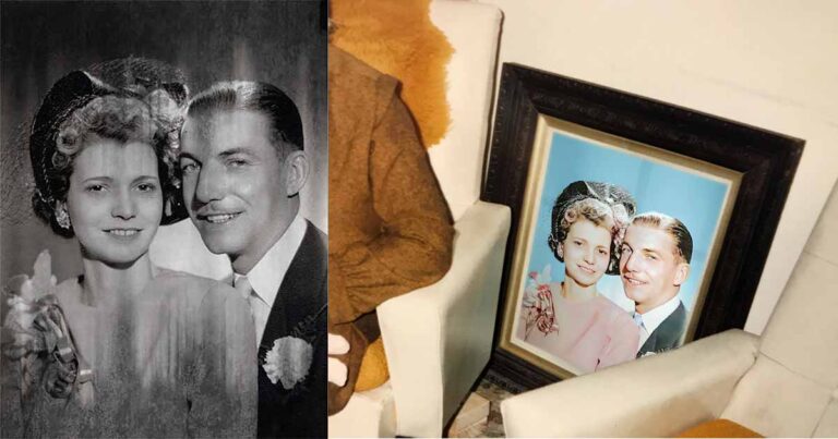 Old Family Portrait Restored and Coloured