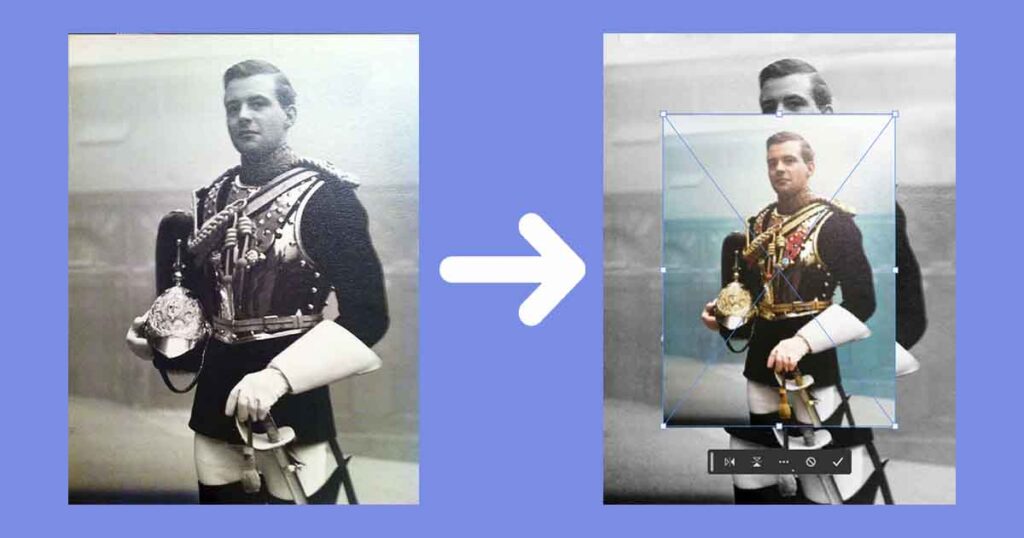 Put AI Colorized Photo Into Photoshop